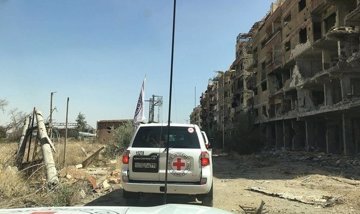 Foto: De Mistura denuncia que no se ha entregado ayuda a zonas asediadas de Siria en agosto (TWITTER/@ICRC_SY ) 