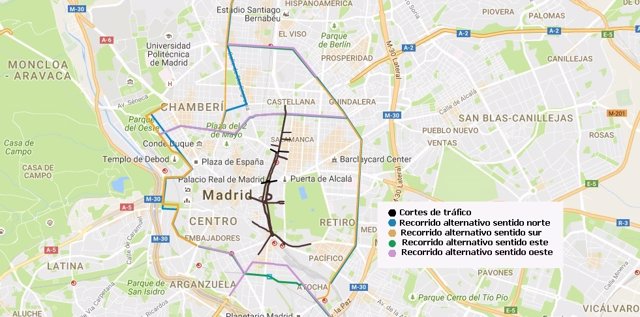 cortes trafico madrid cortes de tr 225 fico en madrid por el desfile del 12 de cortes trafico madrid cortes de tr 225 fico en madrid por el desfile del 12 de