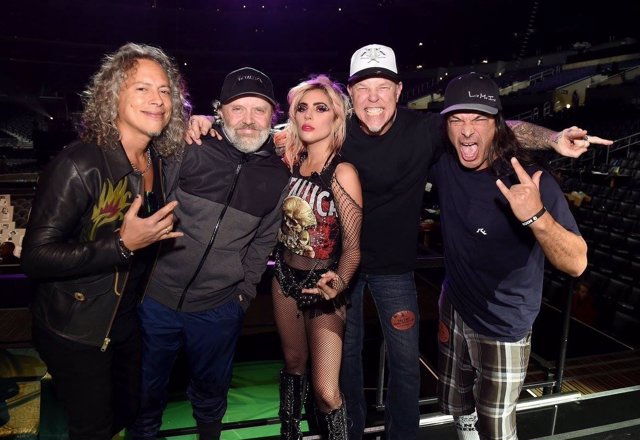 Metallica y Lady Gaga