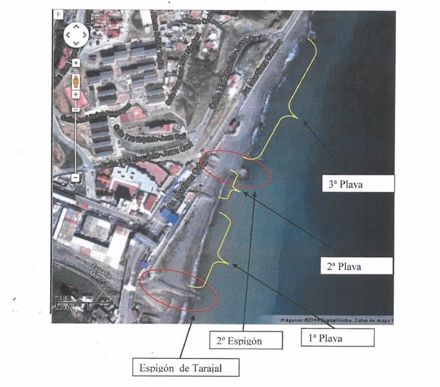 Mapa del Tarajal Mapa del Tarajal