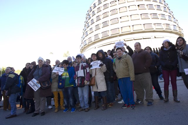 Protesta discapacidad ante el TC (Luis Domingo, Pl
