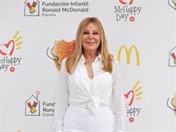 Ana Obregón reaparece para apoyar la labor de la Fundación Infantil Ronald McDonald