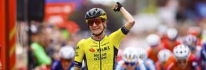 Marianne Vos gana la tercera etapa de la Vuelta Femenina y Blanka Vas salva el liderato por un segundo