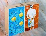 Marqués de Murrieta subastará las pinturas creadas durante el Mutua Madrid Open para luchar contra el cáncer