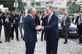 Felipe VI rinde homenaje al presidente de Portugal y le agradece 