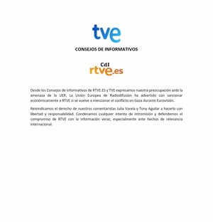 Consejos de Informativos RTVE expresan 