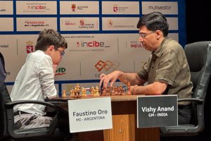 Vishy Anand aparta al jovencísimo Faustino Oro de la final en el Torneo Magistral Ciudad de León