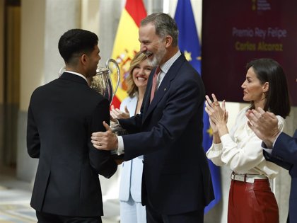 El rey Felipe VI asistirá este domingo a la final del torneo masculino para apoyar a Carlos Alcaraz