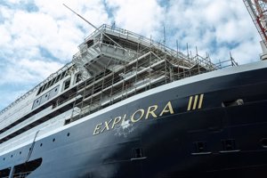 Explora Journeys avanza en la construcción de su flota con la salida a flote de su tercer crucero