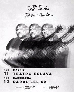 El líder de Wilco actuará en solitario en Madrid y Barcelona en febrero