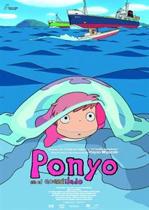 Cartel de 'Ponyo en el acantilado'
