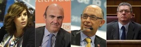 Santamaría, De Guindos, Montoro Y Gallardón, Núcleo Duro Del Gobierno
