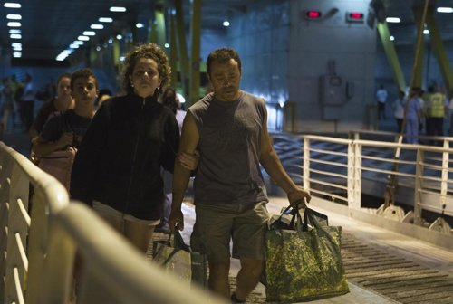 Casi 1.000 evacuados por barco a San Sebastían de La Gomera desde Valle Gran Rey
