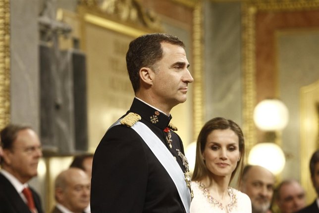 Los Reyes en el Congreso de los Diputados