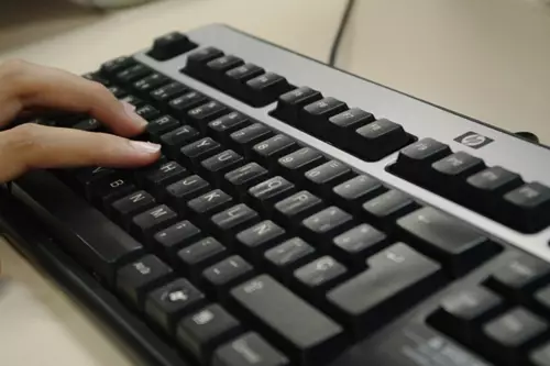 Foto de un teclado