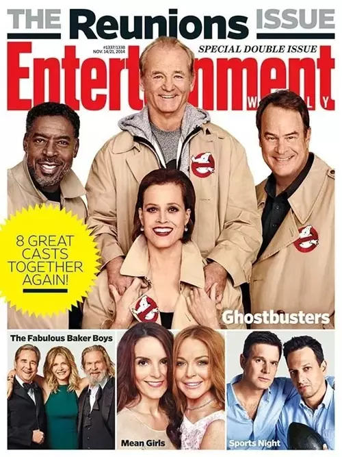El reparto original de Cazafantasmas, 30 años después en Entertainment Weekly