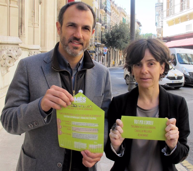 MÉS per Mallorca inicia una campaña en redes sociales para animar a votar por correo