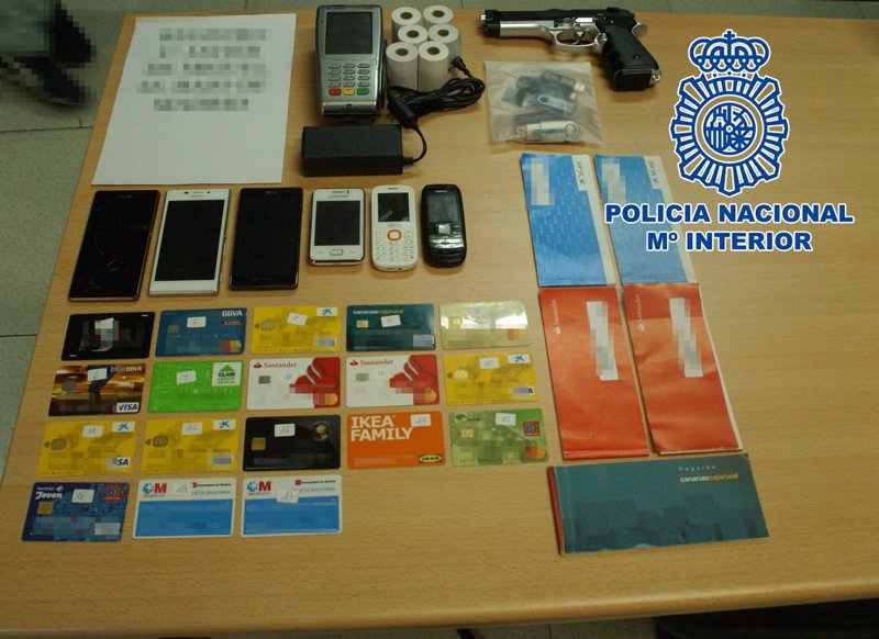 La Policía Nacional detiene a 54 personas en toda España por uso fraudulento de tarjetas bancarias extranjeras