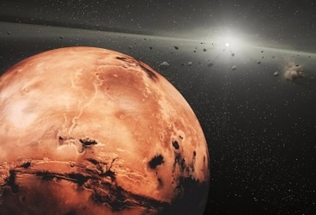 Hallan en Marte huellas de agua del último millón de años