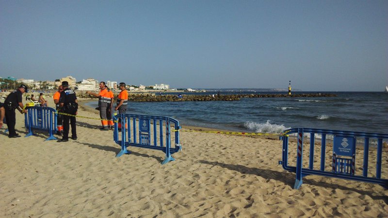 Una avería en la estación depuradora de Ciudad Jardín provoca un vertido de aguas fecales en la playa