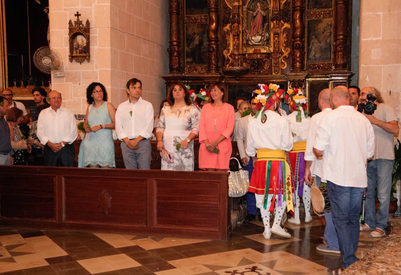 Armengol asiste a las fiestas de Sant Jaume de Algaida