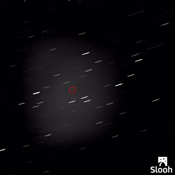 Astrónomos captan una imagen de un cometa recién descubierto