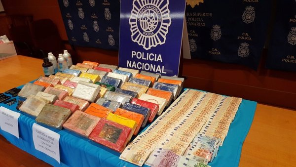 Detienen a once integrantes de una red de narcotráfico en Canarias