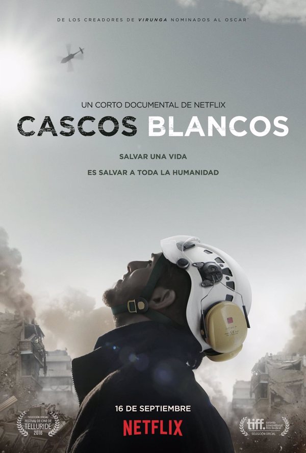 La película sobre los 'cascos blancos' de Siria gana el Oscar a Mejor Cortometraje Documental