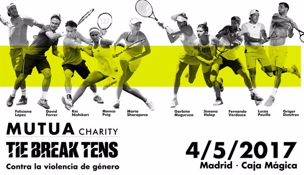 El Mutua Madrid Open apoyará la lucha contra la violencia de género con el Mutua Charity Tie Break Tens