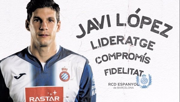 Javi López amplía su contrato con el RCD Espanyol hasta 2019 con otro año opcional