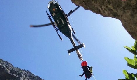 Rescatan a un excursionista accidentado en el Torrent de Pareis