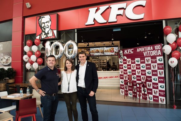 KFC invertirá 90 millones para alcanzar los 200 restaurantes en España en tres años