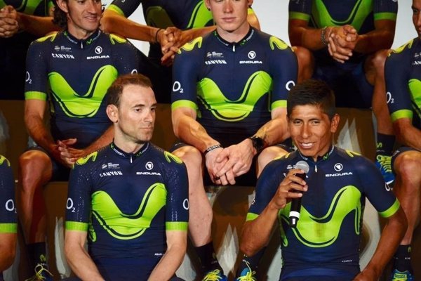 Nairo Quintana y Valverde comandarán el Movistar en el Tour