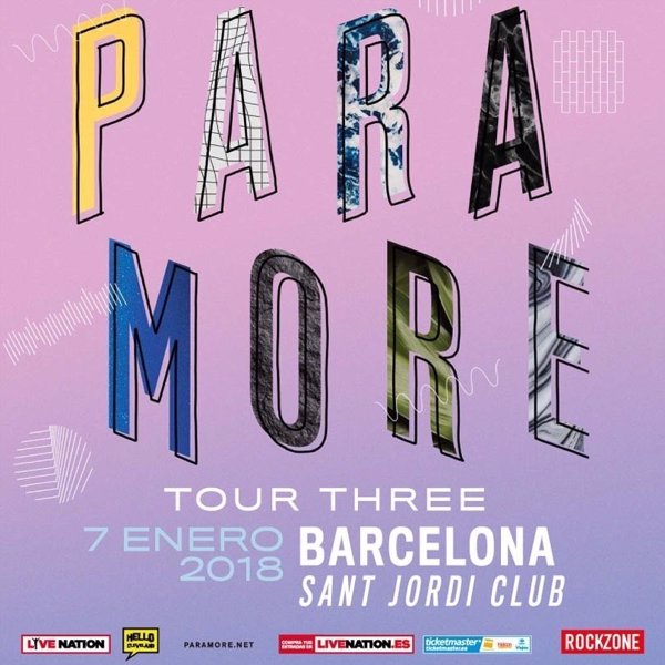 Paramore presentarán nuevo disco en Barcelona