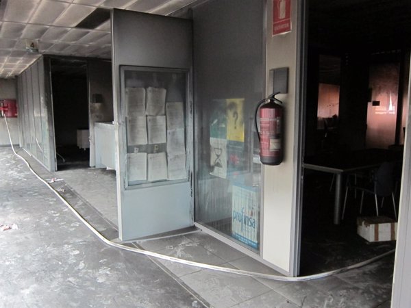 El incendio en la Ciudad de la Justicia de Valencia fue 