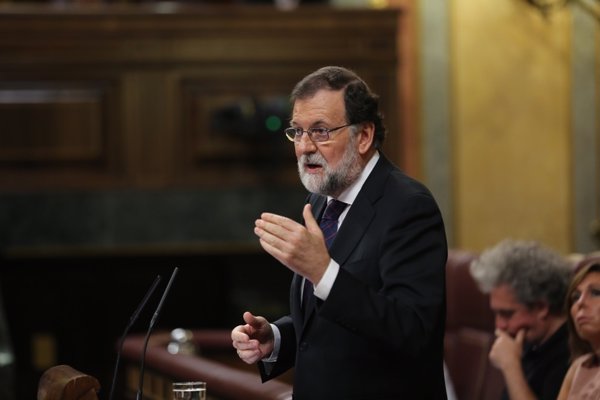 Rajoy comparecerá mañana por la tarde en el Pleno del Congreso para hablar de la crisis abierta en Cataluña
