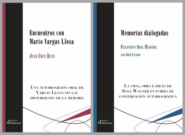 Ediciones Deliberar nace con cuatro obras sobre Vargas Llosa, Sosa Wagner, Torrente Ballester y José Lázaro