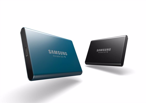 Samsung presenta la unidad de almacenamiento SSD T5, que alcanza transferencias de hasta 540 megabytes por segundo