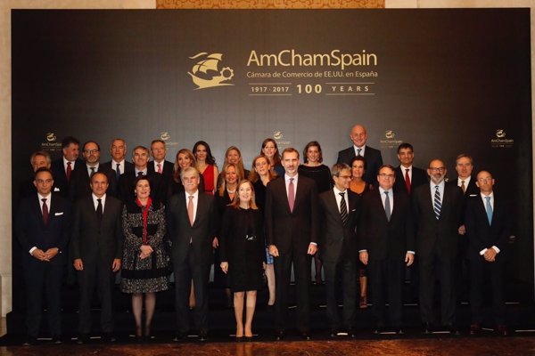El Rey anima a las empresas de España y EEUU a colaborar y explorar juntas nuevos mercados