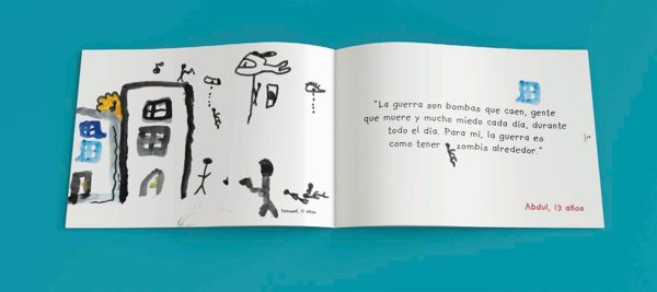 Niños sirios refugiados en Grecia cuentan su propia historia en el libro '¡Amigo Mío!'