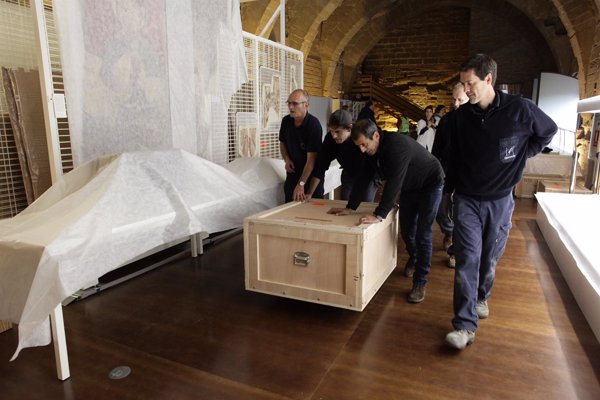 El presidente de Aragón se desplaza este martes a Sijena para conocer los obras de arte sacro llegadas desde Lleida
