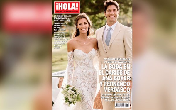 Fernando Verdasco y Ana Boyer, 47 páginas con todos los detalles de su boda