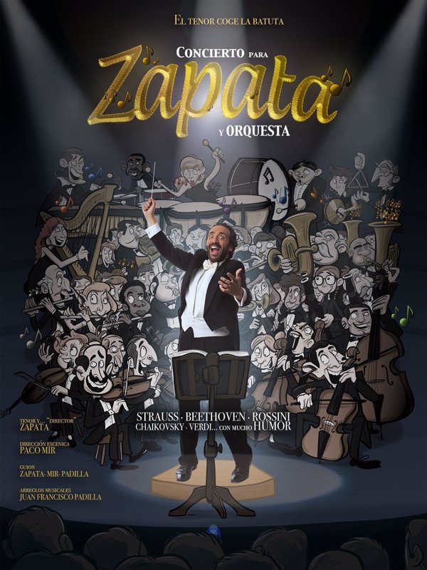 Paco Mir y José Manuel Zapata llevan el humor al Auditorio Nacional en el espectáculo 'Concierto para Zapata y orquesta'