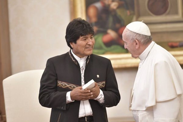 El Papa Francisco y Evo Morales se reúnen durante 28 minutos en una audiencia sin regalos