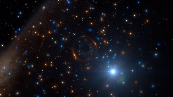 Detectan por primera vez un agujero negro oculto en un cúmulo estelar por su fuerza gravitacional