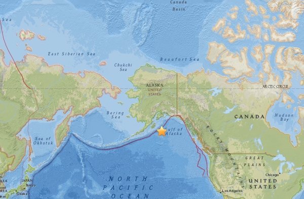 Alerta de tsunami por un terremoto de 7,9 en Alaska