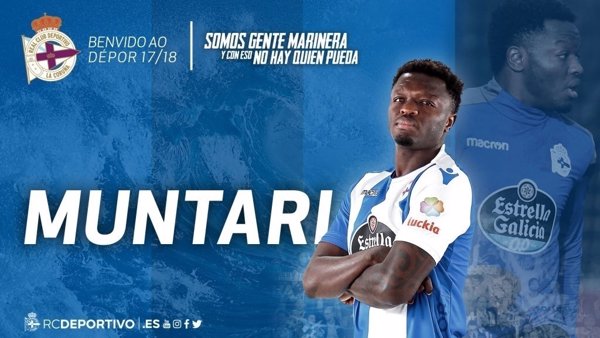El Deportivo confirma el fichaje de Muntari hasta final de temporada
