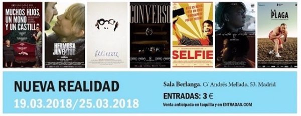 La Fundación SGAE lanza el ciclo de cine 'Nueva realidad' del 19 al 25 de marzo en la Sala Berlanga (Madrid)