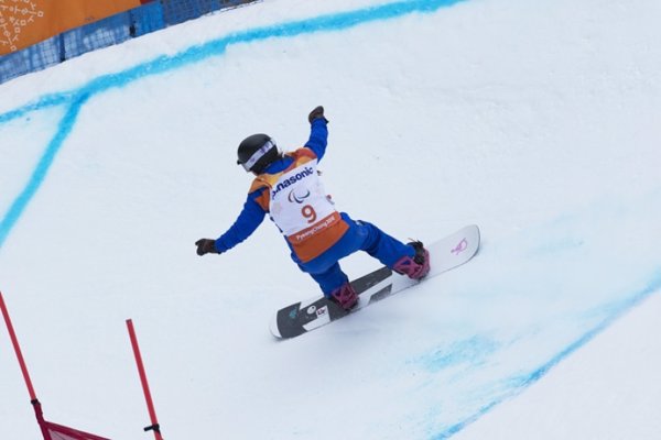 Astrid Fina y Víctor González finalizan sexta y duodécimo en el 'banked slalom' de PyeongChang 2018