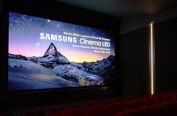 Samsung estrena en Europa su pantalla para salas de cine Samsung Cinema LED